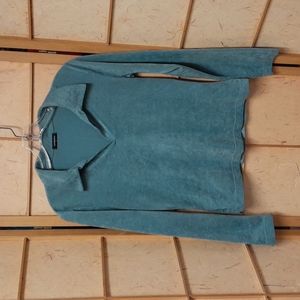 Eyeshadow blue/green long sleeve blouse size S